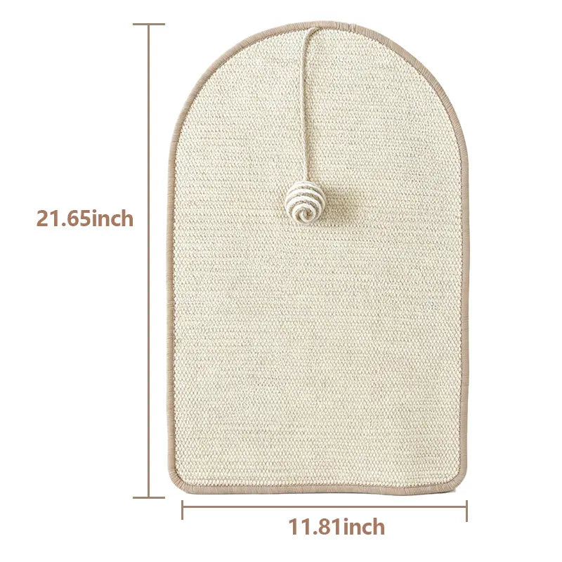 Ultimate Durable Cat Scratch Pads - Versatile Sisal Scratcher for All Cat Breeds - Easy to Use Wall & Sofa Claw Grinding Accessories