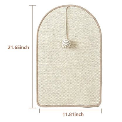 Ultimate Durable Cat Scratch Pads - Versatile Sisal Scratcher for All Cat Breeds - Easy to Use Wall & Sofa Claw Grinding Accessories