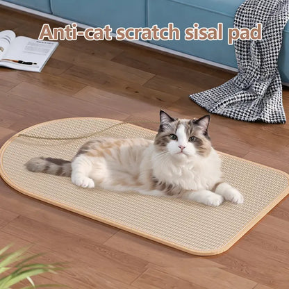 Ultimate Durable Cat Scratch Pads - Versatile Sisal Scratcher for All Cat Breeds - Easy to Use Wall & Sofa Claw Grinding Accessories
