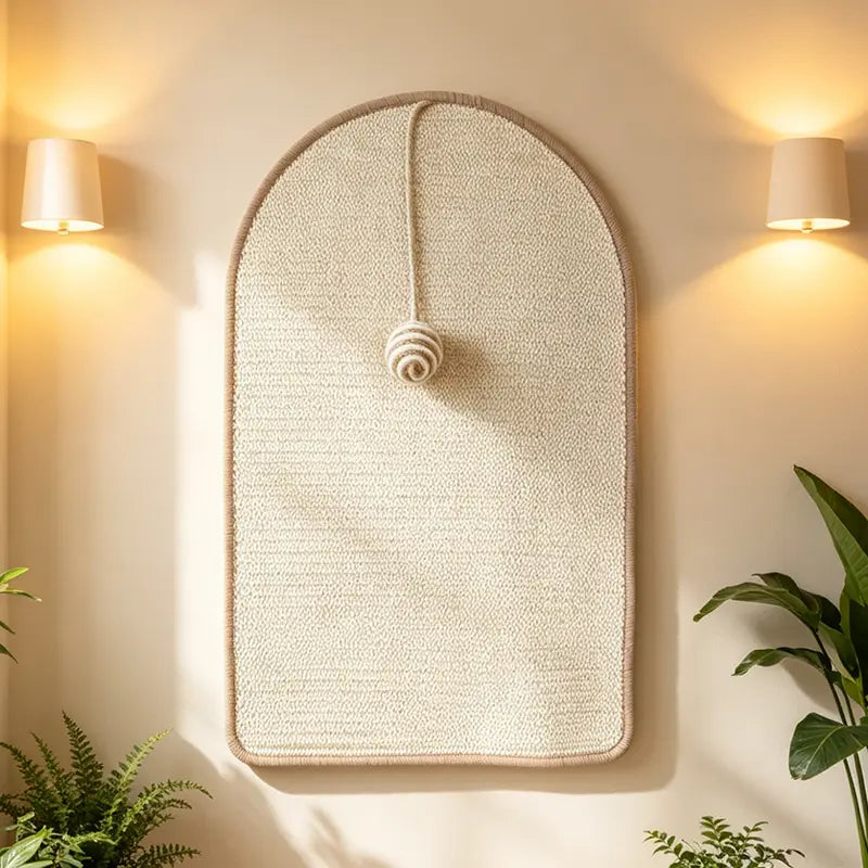 Ultimate Durable Cat Scratch Pads - Versatile Sisal Scratcher for All Cat Breeds - Easy to Use Wall & Sofa Claw Grinding Accessories
