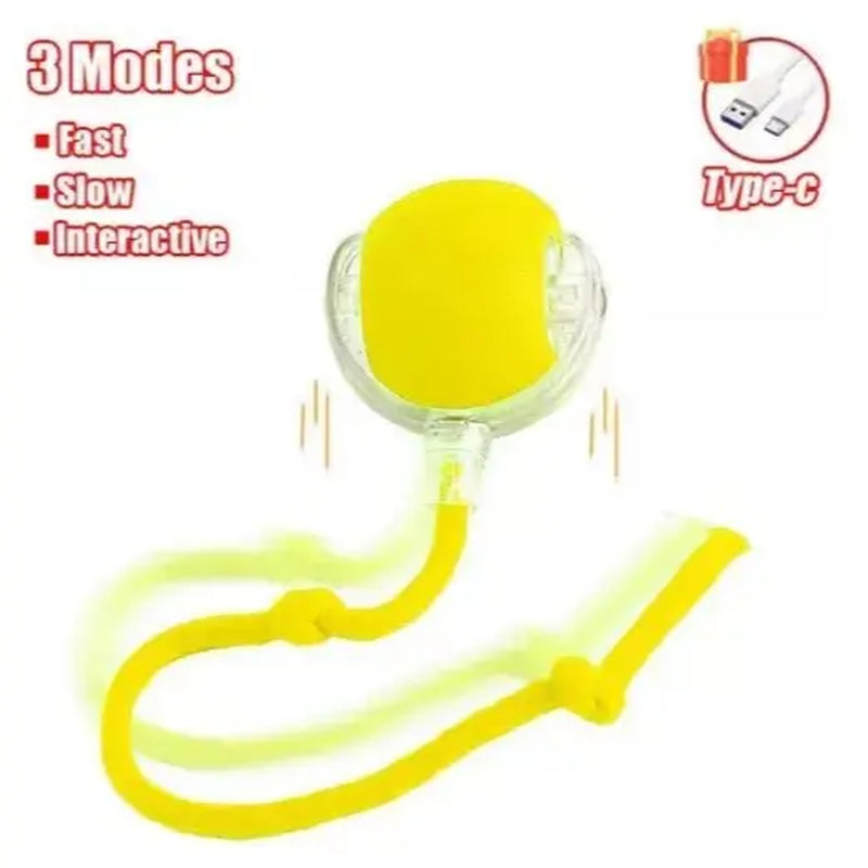 Cat&Dog Toy Interactive Ball with Bird Chirping Sound USB Rechargeable Anti-Depression Fun Gift for Cats&Dogs Smart Motion Sensor Anti-Lost Chew-Resistant Design Ultra-Quiet Operation Long-Lasting Battery Multi-Surface Compatibility,Dog Products, Cat Toys