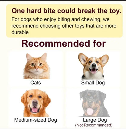 Cat&Dog Toy Interactive Ball with Bird Chirping Sound USB Rechargeable Anti-Depression Fun Gift for Cats&Dogs Smart Motion Sensor Anti-Lost Chew-Resistant Design Ultra-Quiet Operation Long-Lasting Battery Multi-Surface Compatibility,Dog Products, Cat Toys